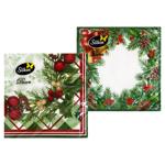 Silken New Year's Napkin 2-Ply Table Napkins 33*33cm 12pcs