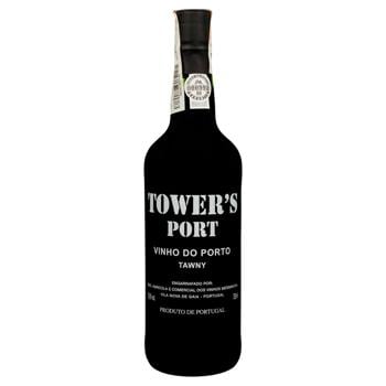 Вино Tower's Port Vinho do Porto Tawny красное крепленое 19,5% 0,75л - купить, цены на МегаМаркет - фото 1