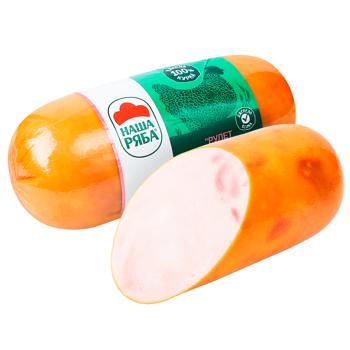 Nasha Riaba Smoked Boiled Chicken Meat Ham Roll High Grade 500g - buy, prices for Ideal - photo 2