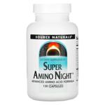 Аминокислотный комплекс для сна Source Naturals Super Amino Night 120 капсул