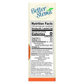 Now Foods Original Better Stevia 100 packets - buy, prices for - photo 3