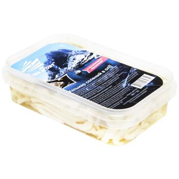 Кальмар Fish Port соленый в масле с чесночной посыпкой 280г - купить, цены на - фото 3