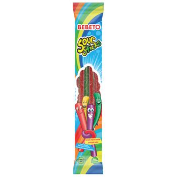 Bebeto Tutti Frutti Sour Sticks Chewy Candies 35g - buy, prices for Epicentr FOOD - photo 1