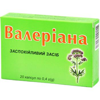 En Jee Valerian Sedative in Capsules 20pcs*0.4g - buy, prices for Auchan - photo 1