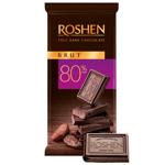 Шоколад чорний Roshen Brut 80% 85г