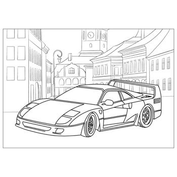 1 Veresnya Super Auto A4 Coloring Book 12 Pages - buy, prices for - photo 3