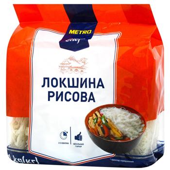 Макаронні вироби Metro Chef Локшина рисова 1кг - купити, ціни на METRO - фото 1