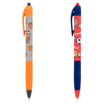 Ручка кулькова Yes Line Friends Brown's Sport Club 0,7мм синій - купити, ціни на NOVUS - фото 1