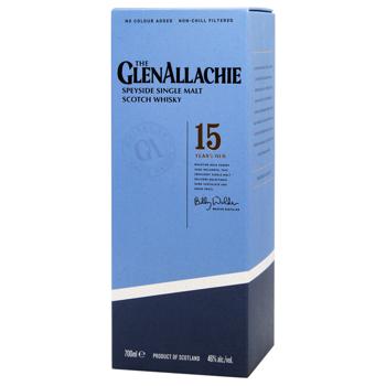 Віскі GlenAllachie 15yo 46% 0,7л коробка - купить, цены на - фото 3