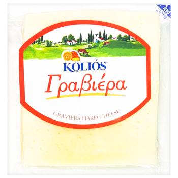 Kolios Graviera Hard Cheese 45% 250g - buy, prices for - photo 1