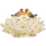 Bona Di Flower Shaped Stand with Birds 20x20x7.5cm