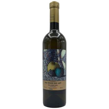 Big Wines Big Art Telti-Kuruk White Dry Wine 12.9% 0.75l - buy, prices for Epicentr FOOD - photo 1