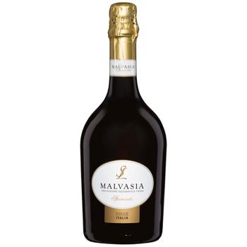 Вино ігристе SL Malvasia Dolce біле напівсолодке 7,5% 0,75л - купити, ціни на Чудо Маркет - фото 1