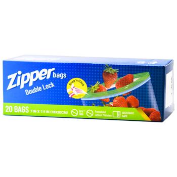 Set of Zip Bags 20pcs 18*20cm 34372-9 - buy, prices for COSMOS - photo 1