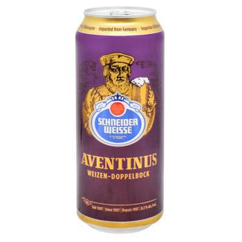 Пиво Schneider Weisse TAP6 Aventinus Weizen-Doppelbock темне нефільтроване 8,2% 0,5л - купити, ціни на NOVUS - фото 1
