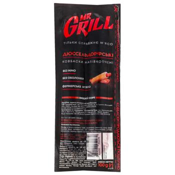 Mr.Grill Dusseldorf Semi-smoked Sausages High Grade 100g - buy, prices for Auchan - photo 1