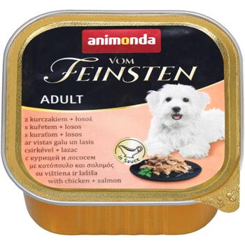 Корм влажный Animonda с курицей и лососем для собак 150г