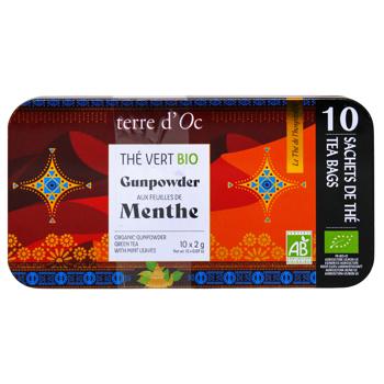 Чай TR 10шт зелений мятний Біо (Фр) - купить, цены на КОСМОС - фото 1