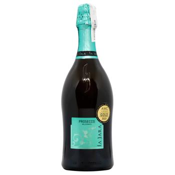 Вино ігристе La Jara Prosecco DOC біле сухе 11% 0,75л - купити, ціни на МегаМаркет - фото 1