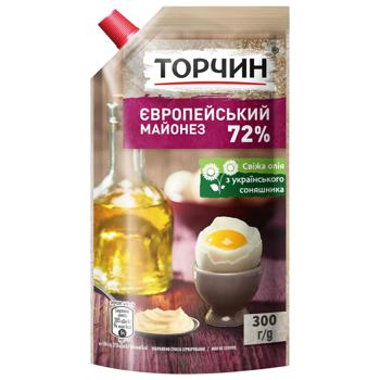Майонез ТОРЧИН® Европейский 72% 300г - купить, цены на КОСМОС - фото 1