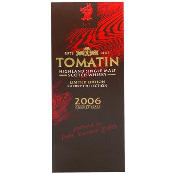 Tomatin Sherry Collection Pedro Ximenez Edition 17yo Whisky 46% 0.7l - buy, prices for - photo 4