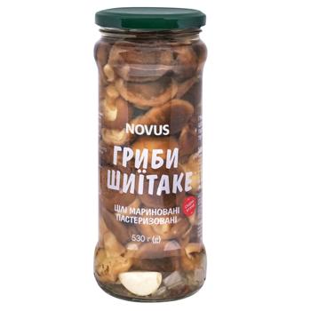 Novus Whole Marinated Shiitake Mushrooms 530g
