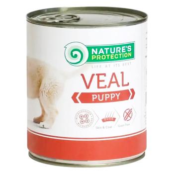 Вологий корм для цуценят Nature's Protection 400 г - телятина - купить, цены на MasterZoo - фото 1