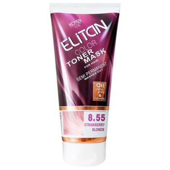 Elitan Hair Toning Mask 8.55 Strawberry Blonde 150ml - buy, prices for EKO Market - photo 1