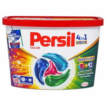 Капсули для прання Persil Discs Color Deep Clean 4в1 28шт - купити, ціни на КОСМОС - фото 1