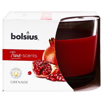 Bolsius Aroma Candle with Pomegranate in Glass 6.3x9cm - buy, prices for METRO - photo 1