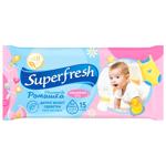 Superfresh Chamomile Baby Wet Wipes 15pcs