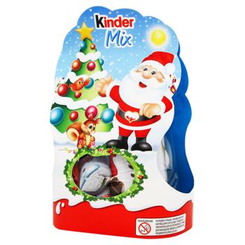 Набор сладостей новогодний Kinder Мix 122г - купить, цены на КОСМОС - фото 1