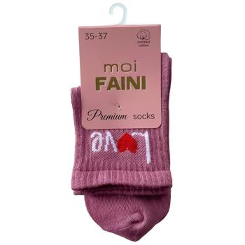 Moi Faini Love Women's Powder Socks Size 35-37