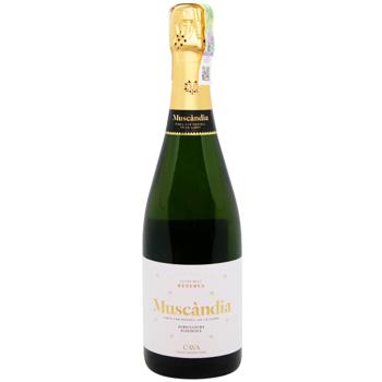 Вино ігристе Muscandia Reserva Extra біле брют 11.5% 0,75л - купити, ціни на WINETIME - фото 1