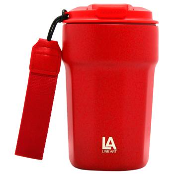 Line Art Comfy Red Thermo Mug  380ml