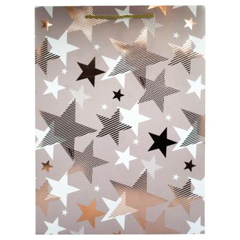 Buromax Stars Paper Gift Bag L 31х42х12cm - buy, prices for METRO - photo 5