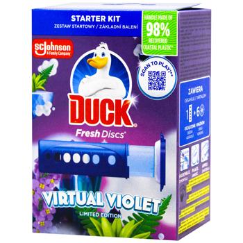 Диски чистоти Duck Virtual Violet для унітазу - купити, ціни на Восторг - фото 1