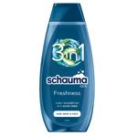 Schauma Men Shampoo 3in1 Sea Minerals and Aloe Vera Moisturizing and Freshness 400ml