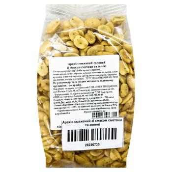 Арахис жареный соленый со вкусом сметаны и зелени 170г