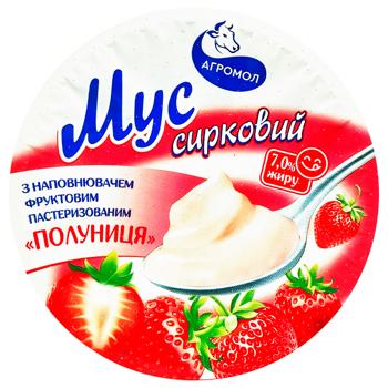 Agromol Curd Strawberry Mousse 7% 150g - buy, prices for Vostorg - photo 2