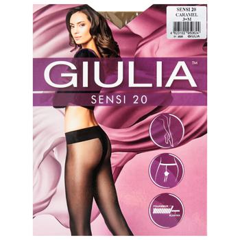 Giulia Sensi Vita Bassa Caramel Tights 20den - buy, prices for MegaMarket - photo 1