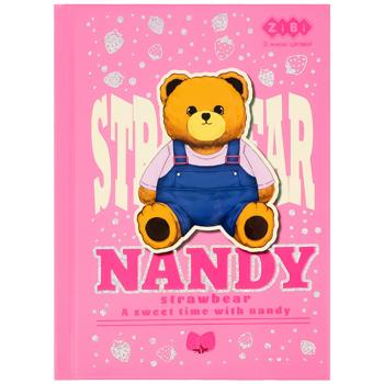 ZiBi Bear Toy A6 Checkered Notebook 64 Sheets