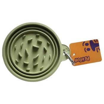 Pet Fun миска для собак 14х14х7,4 см - зелений - купить, цены на MasterZoo - фото 2