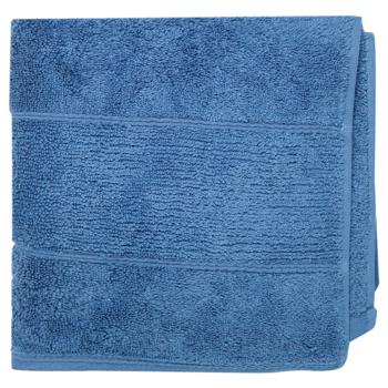 Noble Blue Terry Towel 50x85cm - buy, prices for COSMOS - photo 1