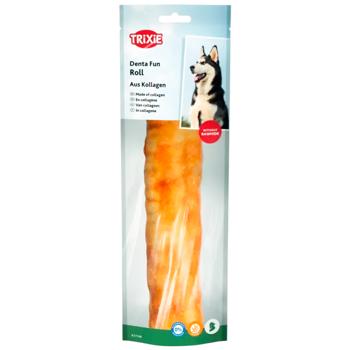 Trixie Denta Fun Roll ласощі для собак 20 см 165 г - курка - купити, ціни на MasterZoo - фото 1