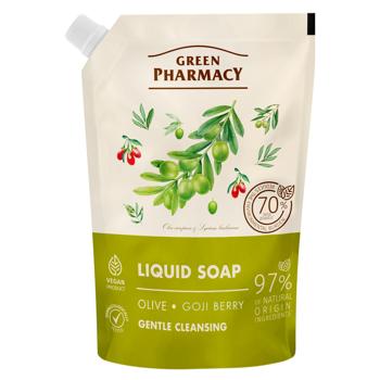 Zelenaya Apteka Olive and Goji Liquid Soap 460ml - buy, prices for ULTRAMARKET - photo 1