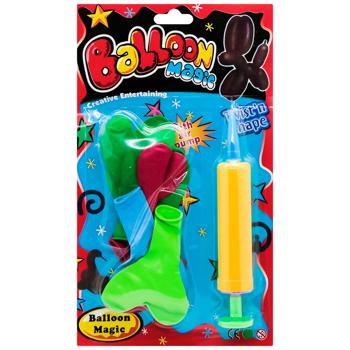 Zed Hearts Balloons with Pump 12" in Assortment - buy, prices for EKO Market - photo 4