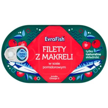Fish atlantic mackerel Evrafish 170g can Poland - buy, prices for Epicentr FOOD - photo 1
