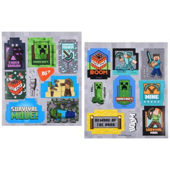 Yes Minecraft Stickers 13x15cm 2 Sheets - buy, prices for Auchan - photo 2