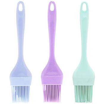 Пензлик кондитерський А-Плюс силікон 22см в асортименті - купити, ціни на Auchan - фото 1